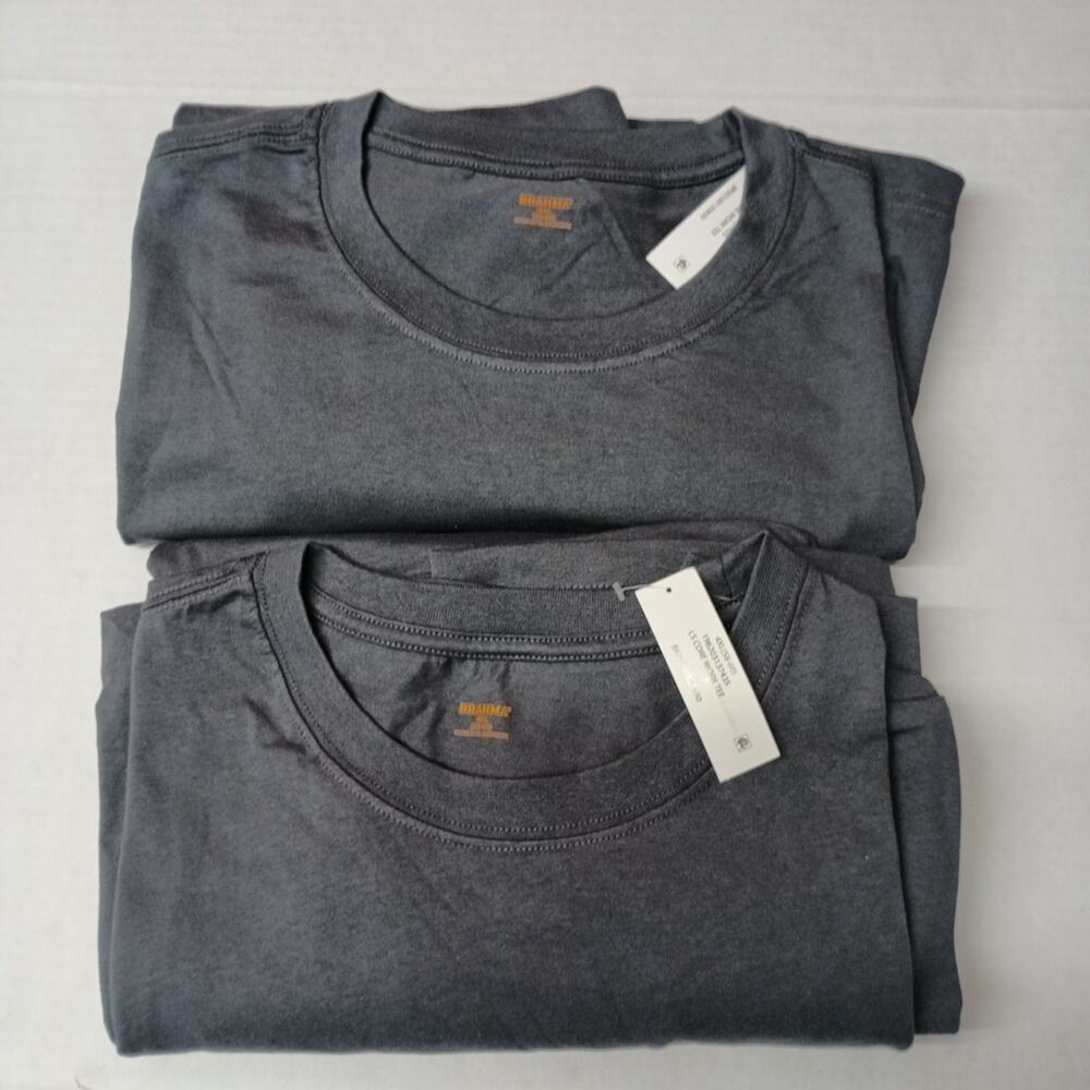 2‎ Brahma Long Sleeve Work T-Shirt 4XL 58-60 Gray Pocket Tee